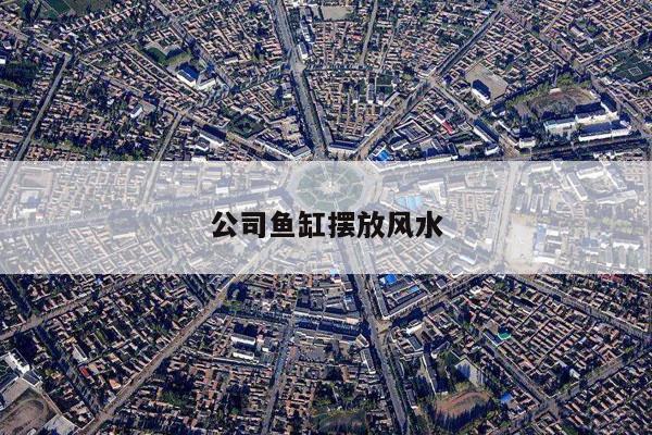 公司鱼缸摆放风水